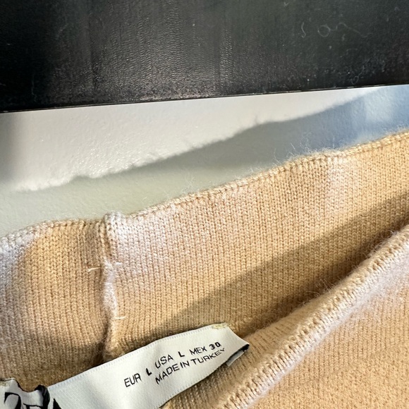 Zara- Knit Elegant Tan SET BNWT - Picture 13 of 15